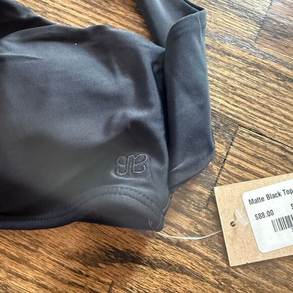 NWT Albion BLACK TOP KNOT top only large - Picture 6 of 6